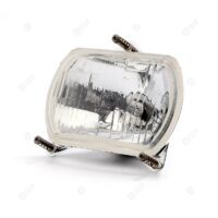 Faro anteriore rettangolare smussato 3 viti con molle