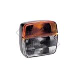 Fanale anter. 2 luci bianco arancio