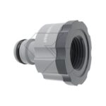 Raccordo universale a gancio rapido con filetto Femmina G3/4" e adattatore 3/4" => 1/2"