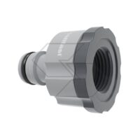 Raccordo universale a gancio rapido con filetto Femmina G3/4" e adattatore 3/4" => 1/2"