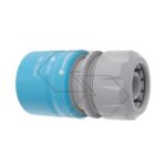 Raccordo a gancio rapido per tubi 1/2"-5/8" - 12,5mm/15mm senza valvola automatica di chiusura interna.