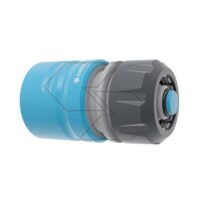 Raccordo a gancio rapido per tubi 1/2"-5/8" - 12,5mm/15mm con valvola automatica di chiusura interna.