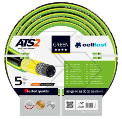Tubo giardino 1/2" 25Metri ATS2 Verde/giallo/nero
