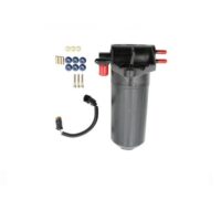 Kit pompa gasolio elettrica con filtro ad immersione. Innesto elettrico a 90° rotante 360°