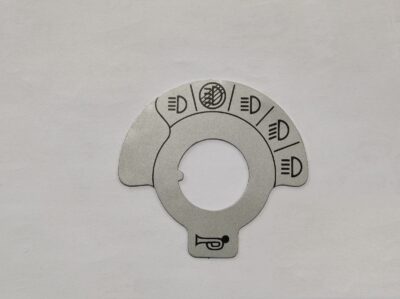 Piastra indicazione luci