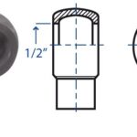Occhio a saldare, foro filetto Ø1/2" tubo Ø esterno 16mm