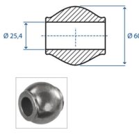 Rotula superiore Cat.3/2 D.60x25,4