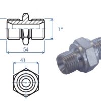 Raccordo nipples M/M 1" Gas