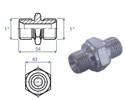 Raccordo nipples M/M 1" Gas