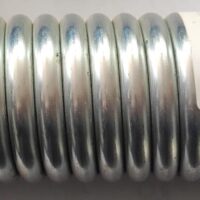 Molla di richiamo per ruota interfilare zincata elettrolitico bianco